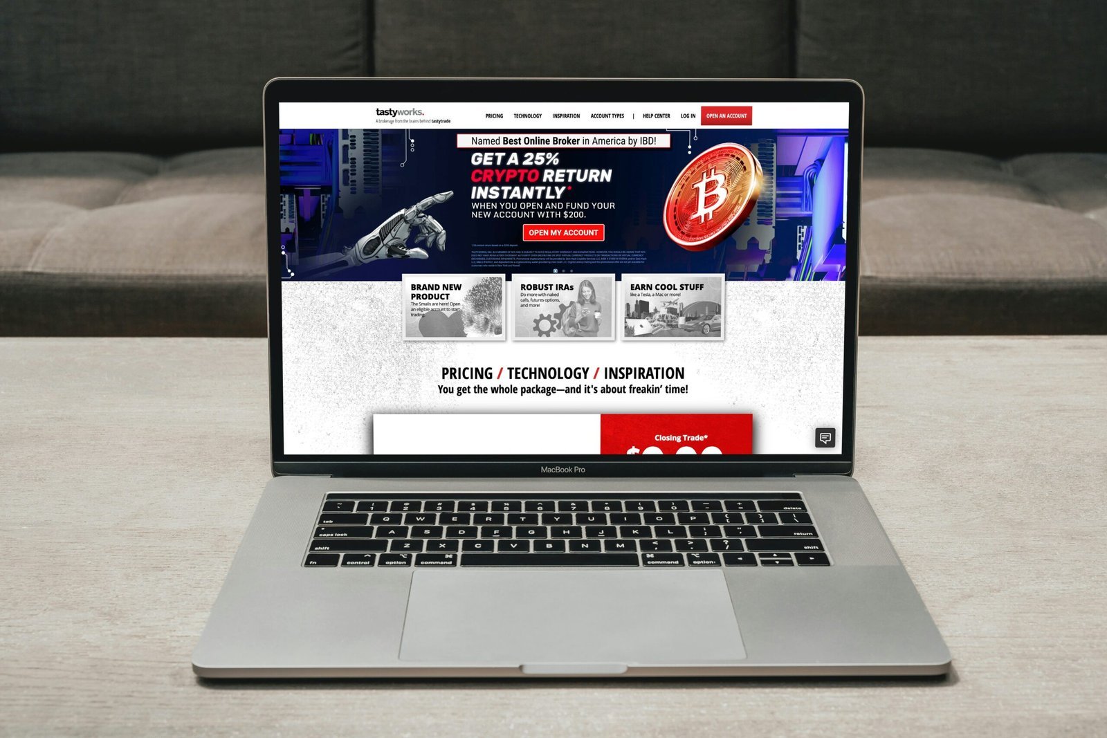 a laptop computer sitting on top of a table